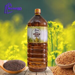 Mustard Oil-কাঠের ঘানি ভাঙ্গা সরিষার তেল- 2 Liter